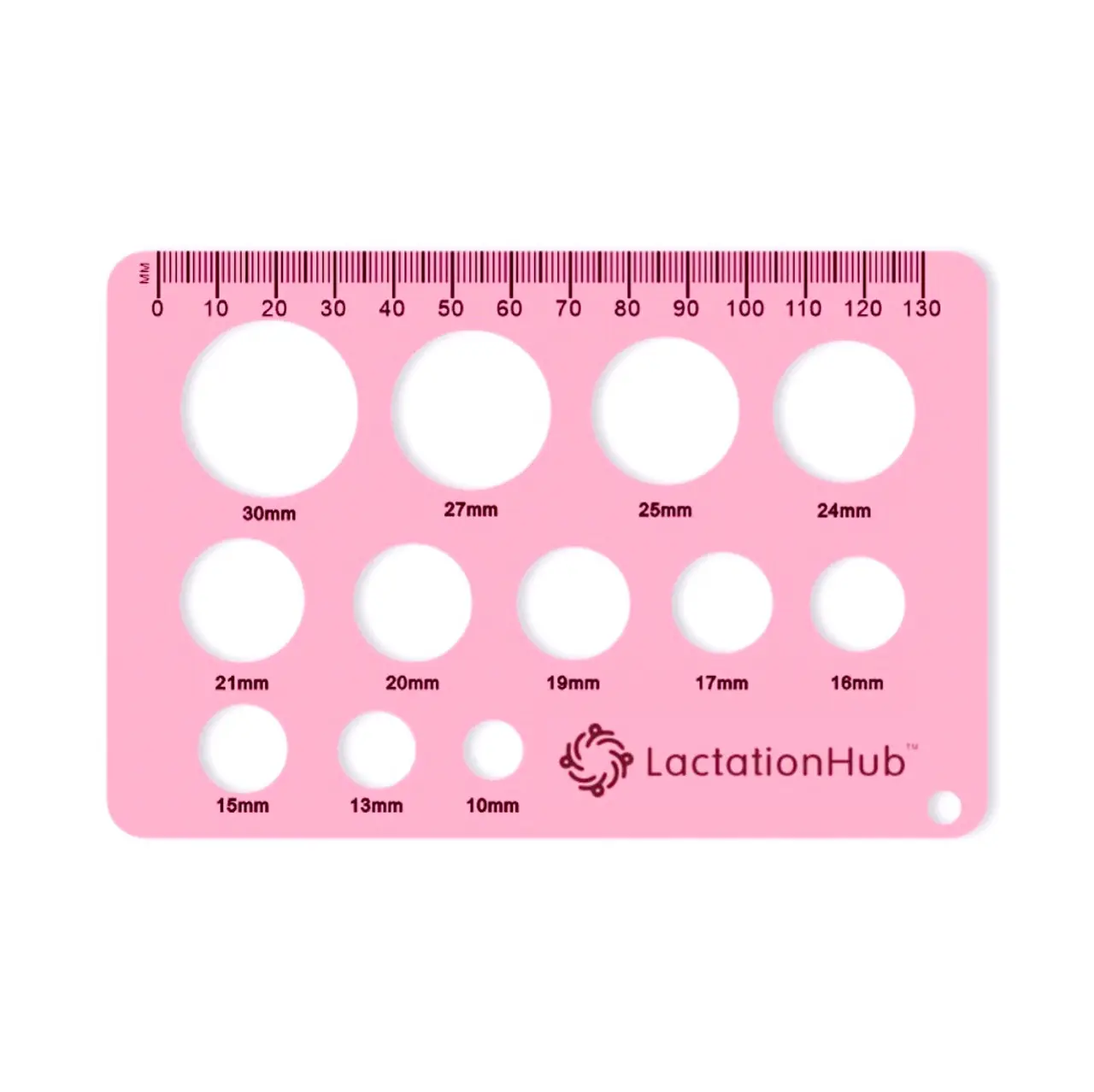 Flange Sizing Silicone Nipple Ruler Flange Sizing Silicone Nipple Ruler