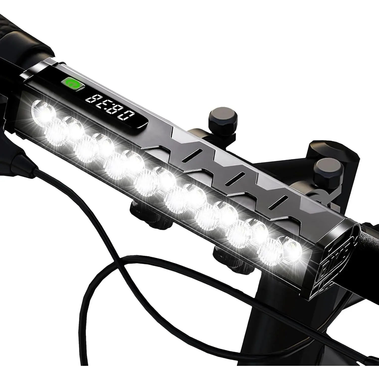 17* LED 4800 Lumen  Lights, USB-C Rechargeable  Light, Super Bright  Lights for Night Riding, IP65   Headlight for Commuters Adults and