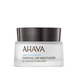 AHAVA Essential Day Moisturizer for Normal to Dry Skin Hydrating Softening Cream with Ceramide Panthenol Moisture Quick Absorption