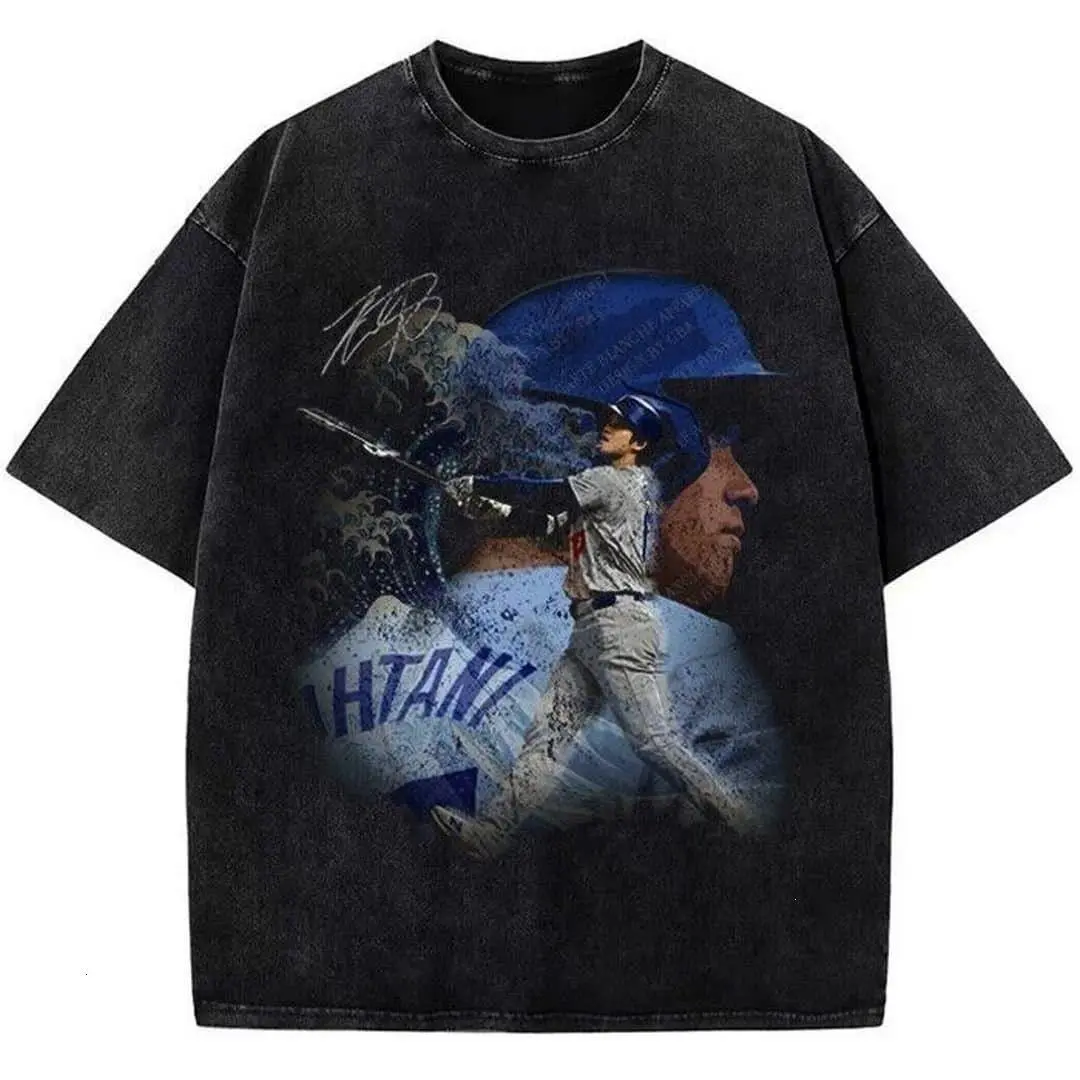Shohei 0htani Japanese Wave Los Angeles LA Baseball Custom Graphic T-Shirt, Unisex Cotton Shirt For Men And Women, Gift For Him Her, Summer Casual Women Shirt, Birthday Gift