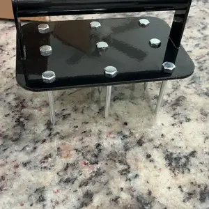 RIFPOD Lawn Aerator Automatic Dirt and Leaf Clean Design,Grass Aerator for Yard and Garden,Soil renovation Hydrophobic permeation Revives Lawn Health , Heavy Metal Spring Duty Lawn Aerator Tool with 15 Iron Spikes Height Adjustable