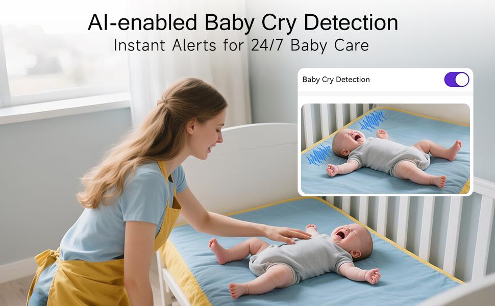 CINMOORE 2.5K Pet/Baby Indoor Security Camera, No Subscription, Person & Pet Detection, PTZ WiFi Baby & Pet Monitor, Full Duplex Two-Way Audio, Color Night Vision, SD Card Local Storage CINMOORE 2.5K Pet/Baby Indoor Security Camera, No Subscription, Person & Pet Detection, PTZ WiFi Baby & Pet Monitor, Full Duplex Two-Way Audio, Color Night Vision, SD Card Local Storage