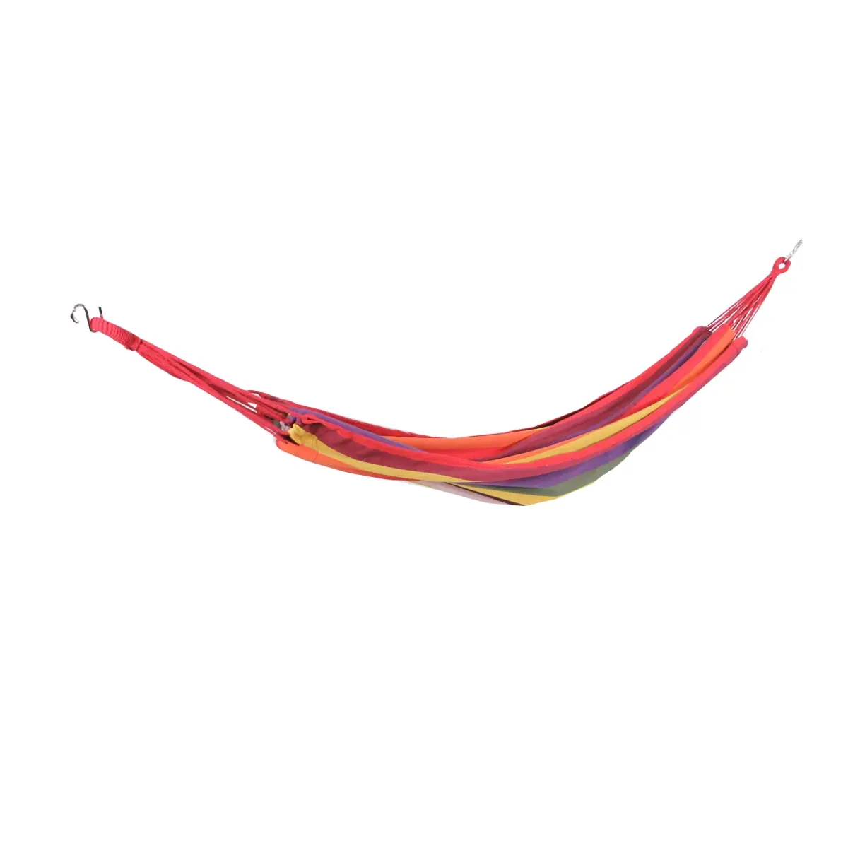 Northlight 32816476 Wide Striped Woven Cotton Single Brazilian Hammock, Multicolor