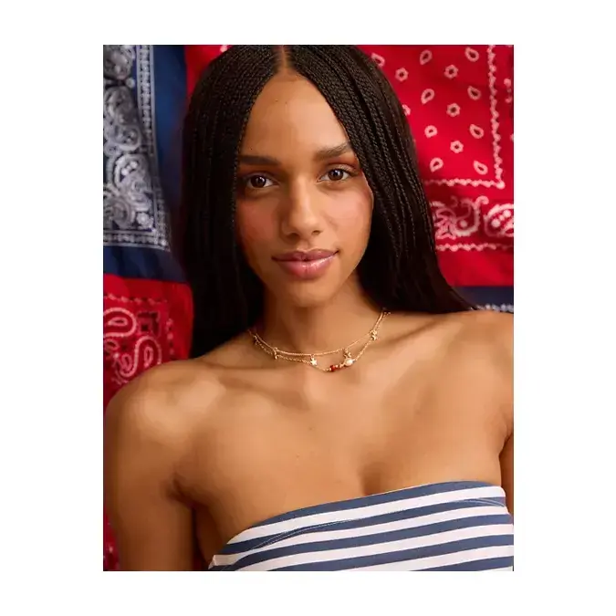 AE Red White & Blue Necklaces 5-Pack