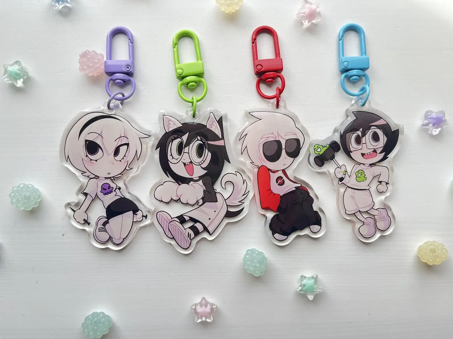 Homestuck Beta Kids Keychains Are Perfect For Fans, Cute, Durable, And Perfect For Bags, Keys, Or Gifts. Great For Daily Use Or As Thoughtful Little Gifts For Your Friends And Yourself.