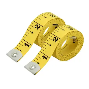 Pack of 2 Soft Fabric Tape Measure, 60 inch/150 cm Measuring Tape for Body Sewing Cloth Weight Loss Medical Measurement Nursing Craft
