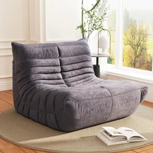 Bean Bag Chair, Lazy Floor Sofa Couch for Adults and Kids, Fireside Chair with Ergonomic Design, Memory Foam Lounge Chair for Living Room Bedroom, Office, Grey gorilla  bean lanoke  small fold tatami sofa bed