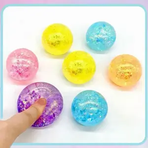 2026 New Round Shape Maltose Pinch Squishy Fidget Ball Stress Relief Toy - Auditory Feature for Mental Well-Being, Distraction Tool for Adults - Toy Store Item