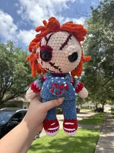 Handmade Crochet Chucky Doll