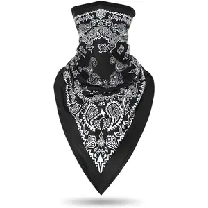 Bandanas Headband Quick Dry UV Protection Windproof Multifunctional Paisley Print Balaclava