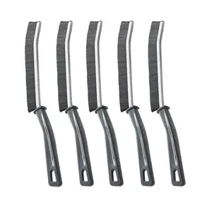 5 crevices cleaning brushes, slender flat arc-shaped brushes, suitable for narrow gaps, deep crevices and small Spaces. Durable and highly elastic material, easy to clean, no residue, kitchen and bathroom cleaning tools