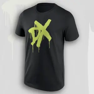 D-Generation X Spray Paint Logo T-Shirt, Graphic Tee, Wrestling Fan Shirt, Classic DX Mens Streetwear Top