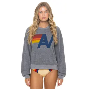 LOGO RELAXED CREW SWEATSHIRT - HEATHER