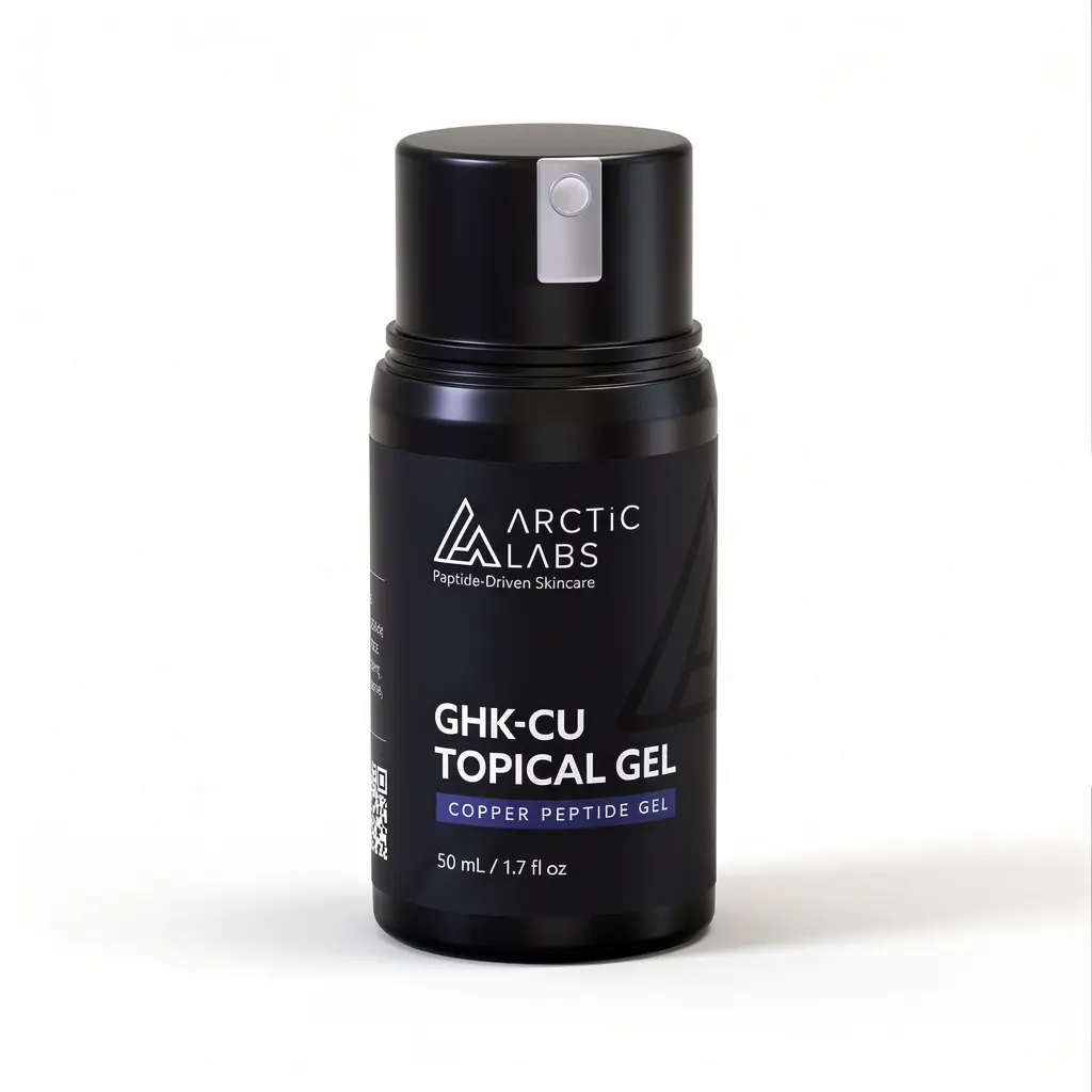 GHK-Cu Copper Peptide Topical Gel 50mL - Anti-Aging Skin Renewal Serum