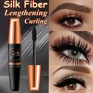 Long-Lasting Waterproof, Volumizing Lengthening Mascara, Smudgeproof & Color Retention, Enhances Volume & Definition, Perfect for Daily Use, 10ML