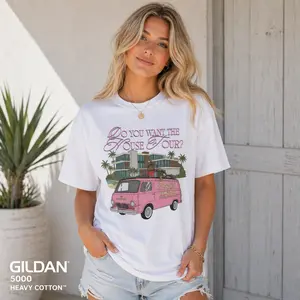 [Sale up to 50%] [Free Ship] House Tour Shirt, Sabrina inspired Pink Van, Retro Beach Vibes