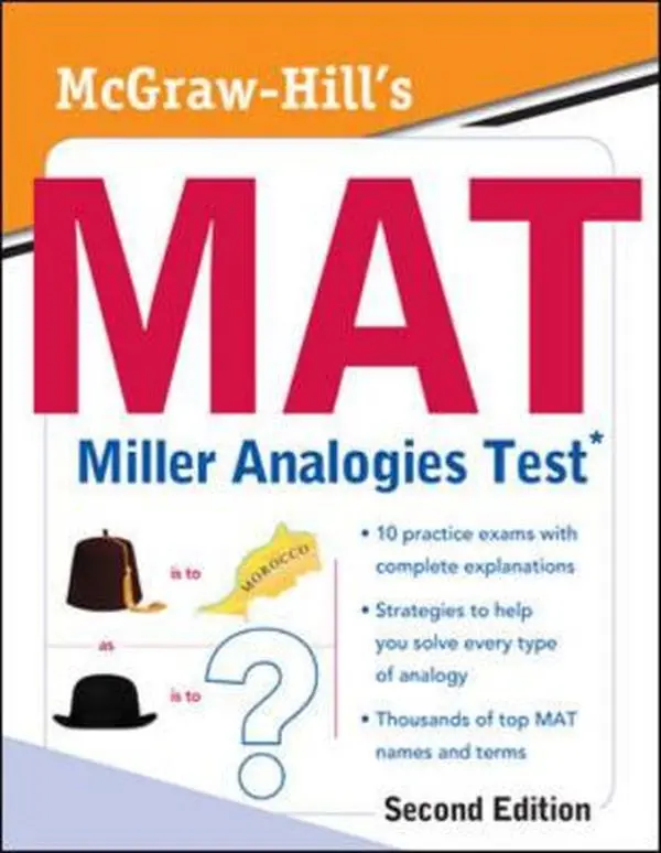 USED Book - McGraw-Hill's MAT Miller Analogies Test, Second Edition by Kathy A. Zahler (Paperback) - english