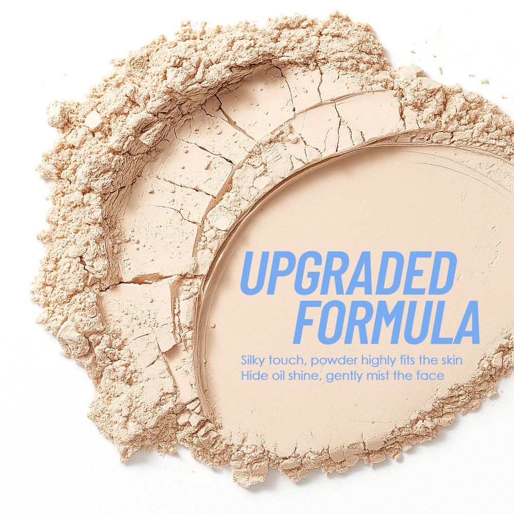 Long-Lasting Oil Control Concealer Powder, Waterproof Lightweight Natural Makeup Finish, Covers Facial Imperfections and Blemishes, Setting Powder for Flawless Look, Ideal for Daily Wear and On-the-Go Touch-Ups