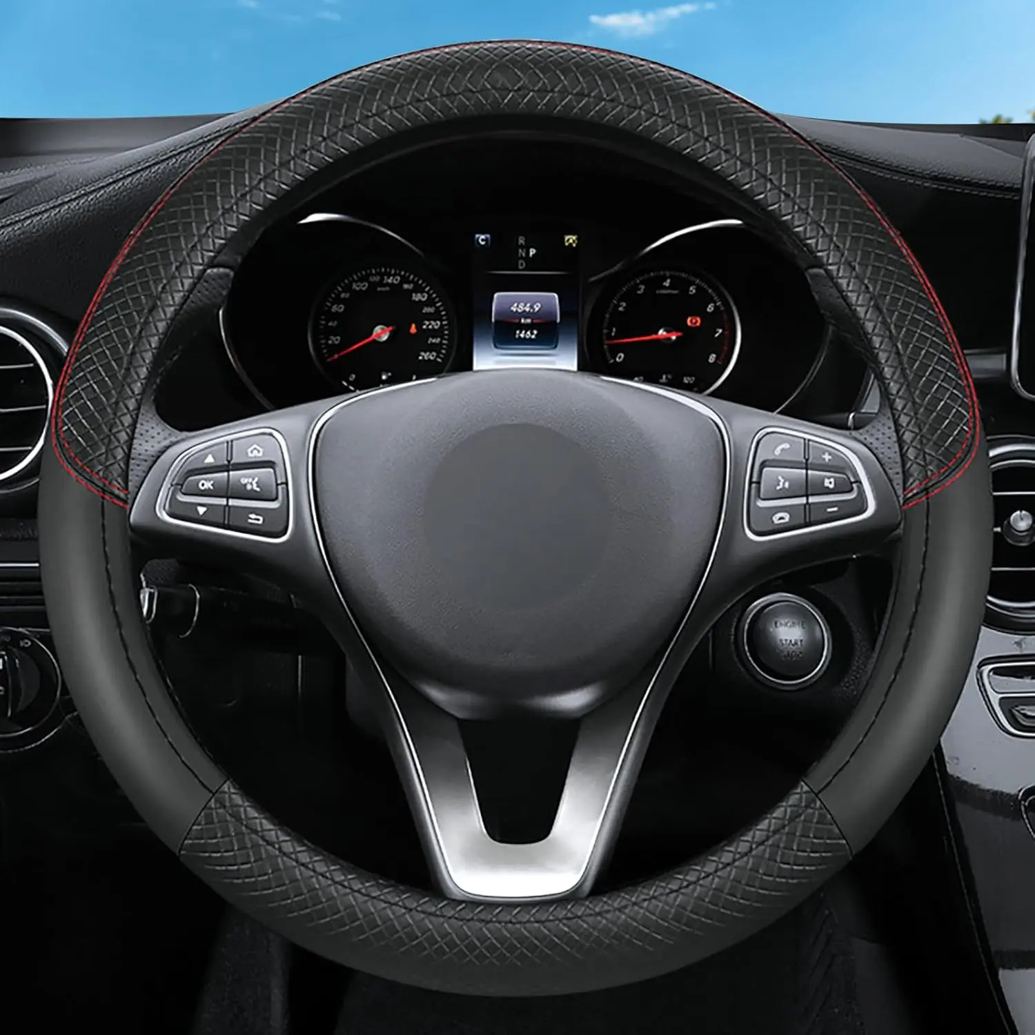 Leather Patchwork - Black