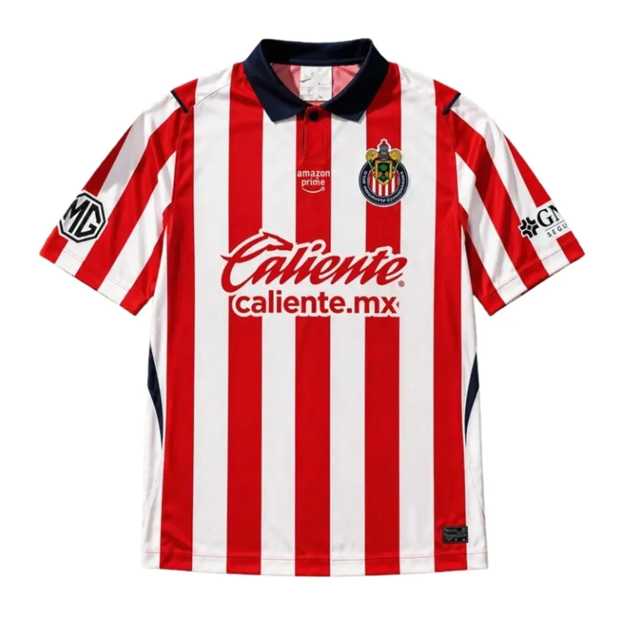 Men's Red Chivas Home Soccer Jersey 26-27, Soccer Activewear Quick-Dry Performance Football Shirt, Breathable Game Day Sports Top for Soccer Fans