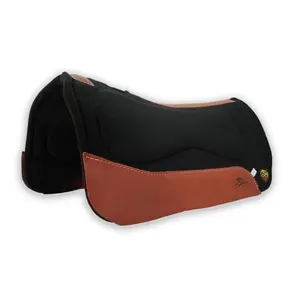 OrthoRide™ All Purpose Saddle Pad Black Wool Felt