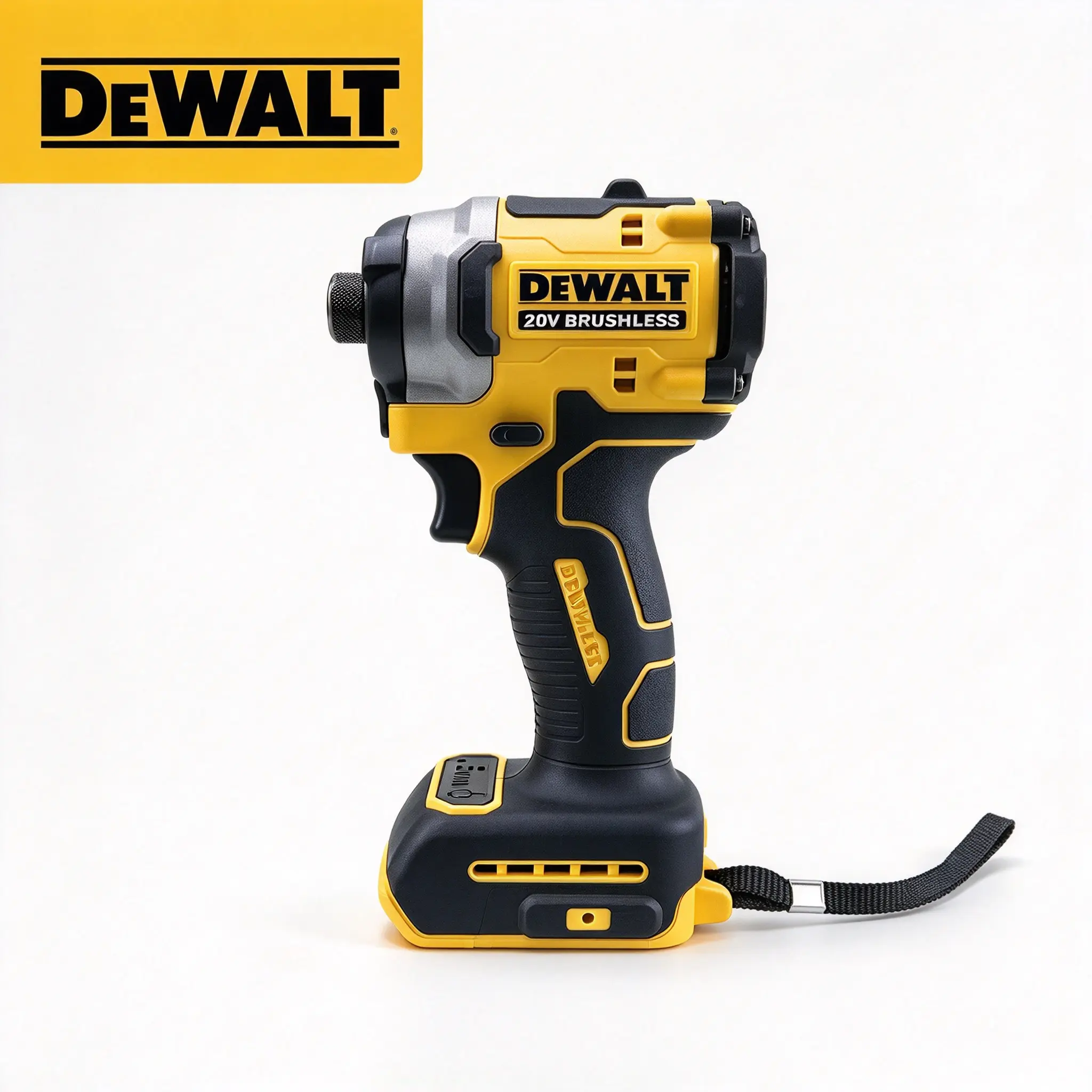 Dewalt DCF850 Brushless Cordless Impact Driver,  140N.m Max Torque, 0-3000 RPM No-Load Speed, 0-2600 IPM, Built-In LED Light And Lanyard for Equipment Assembly, Auto Repair, Workshop Fastening Work