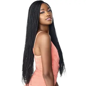 Sensationnel Cloud 9 Synthetic 4x4 Lace Part Swiss Lace Wig - MICRO BOX BRAID 28"