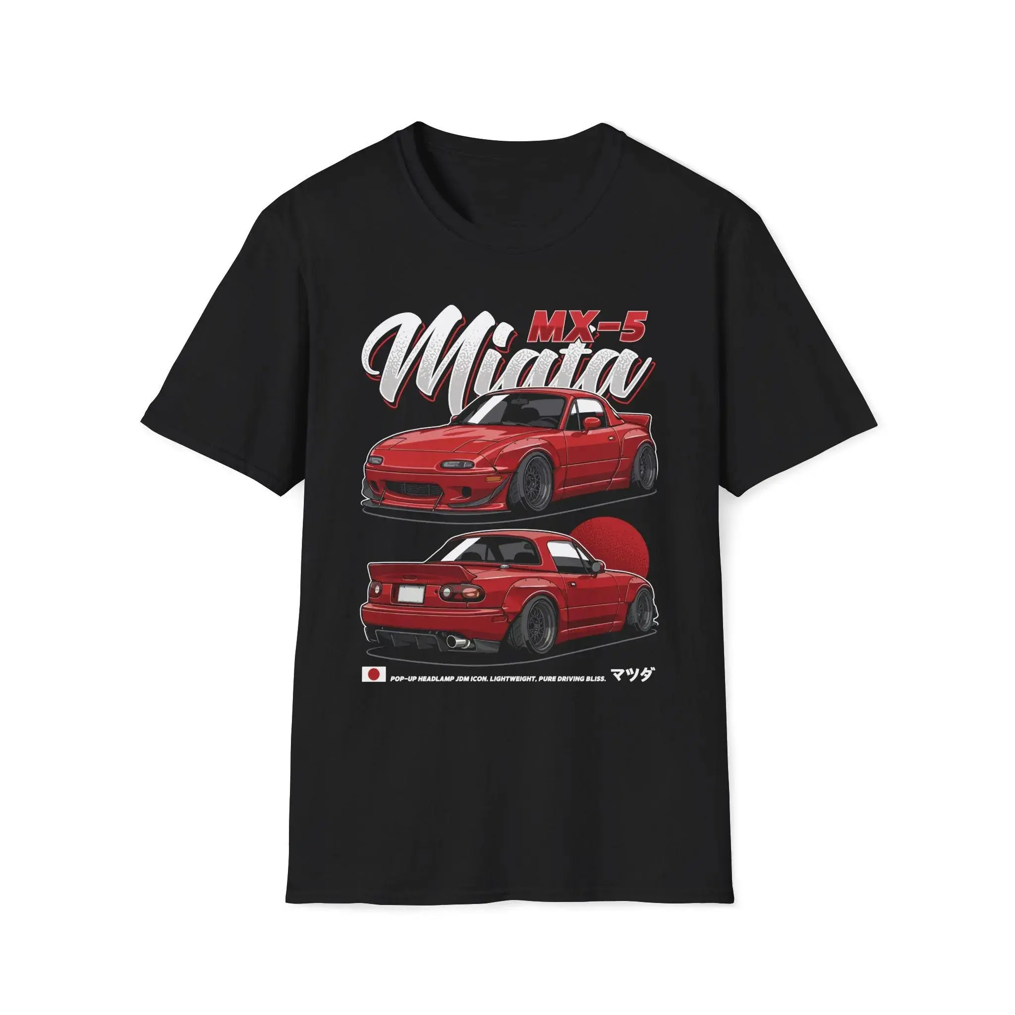 Mazda MX-5 Miata Roadster NA T-Shirt Hoodie Sweatshirt, Classic JDM Fans Graphic Tee, Car Enthusiast Gift