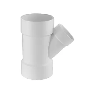2 x 1-1/2 x 1-1/2" PVC DWV Reducing Wye (HUB)