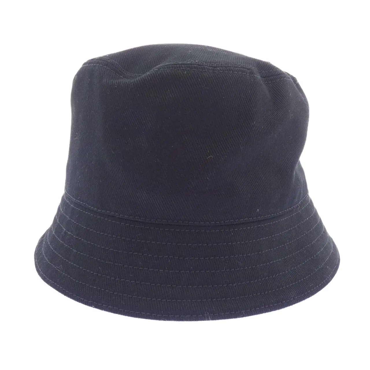 Pre-owned PRADA Cotton Small Leather Goods Triangle Logo Hat