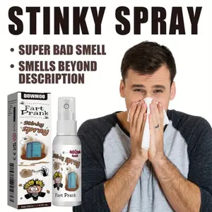 Dowmoo Stinky Fart Spray Funny Lasting Smell Entertainment Spoof Stinky Smell Pressure Reduction Toy Liquid Spray