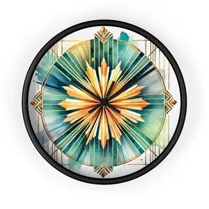 High Quality Wall Clock with Every Second Counts Statement, Personalized Environment, Art Deco, Ideal for Home or Office Spaces - Metal