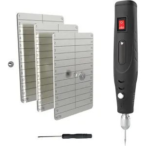 Crypto Seed Phrase Backup - 3-Plate Steel Wallet & Hardware Wallet Backup for Cold Storage, Fireproof Seed Phrase Plate Kit with Engraver, Indestructible Metal Crypto Seed Storage Vault
