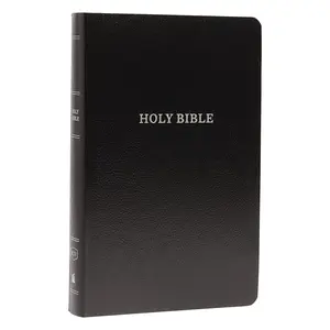 KJV, Gift and Award Bible, Imitation Leather, Black, Red Letter Edition -- Thomas Nelson - Bible