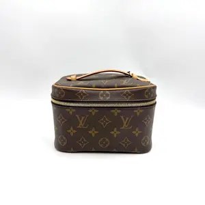 Pre-owned Louis Vuitton AS SHOWN Clutches & Wristlets HZ 3108 Nice Mini Monogram Canvas Makeup Handbag 26.04.10