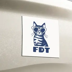 FDT Magnet (Car or Fridge), Anti-Trump Anti-Maga, Cat Ladies for Kamala, FDT Bumper, Not My President Car Magnet, Democrat Feminist Gift