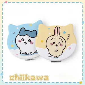 Birthday Gift Chiikawa Hachiware Usagi Girl with makeup and portable cute little mirror for girlfriend