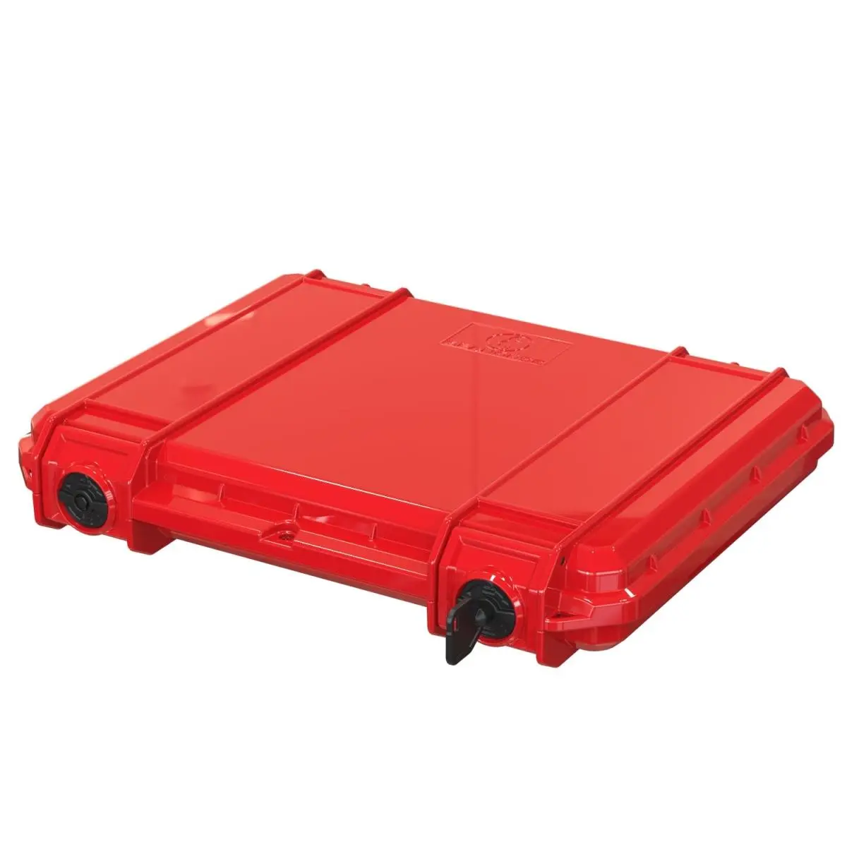 Seahorse 85 Micro Tool Case - Red Polycarbonate Tool Organization Case, IP67 Rated, Water Resistant, Elastomer Seal, Automatic Pressure Purge System, Dual Twist Latches, 2.8" H x 12.2" W x 15.1" L, 4 lbs, Mesh Lid, Latch, Shoulder Straps, High Impact Resi