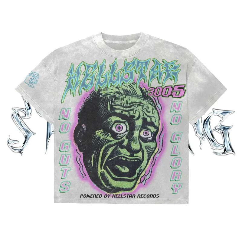 No Glory Print  Half Sleeve Tee Women Top For Summer Unisex Y2K Style Graphic T-shirts  Graphic Tees Streetwear summer outfits men, men gifts sweater designer shirts oversized tshirt men,Wash shirt