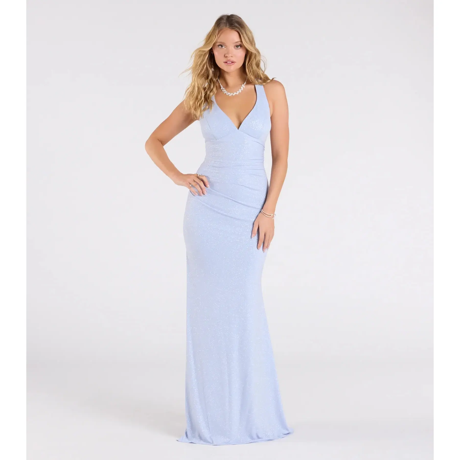 Ayla Lace-Up Slit Mermaid Glitter Formal Dress - TikTok Shop Ayla Lace-Up Slit Mermaid Glitter Formal Dress - TikTok Shop
