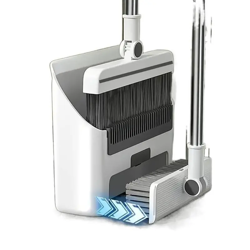 Modern Sweep & Dustpan Set, Home Care Broom Kit with Efficient Bristles and Ergonomic Design for Easy Home Cleaning