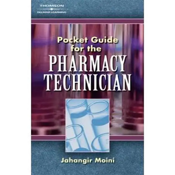 Used Pharmacy Technician Pocket Guide by Jahangir Moini - English Book, Cengage Learning, Softcover, 592 Pages, 0.85 lbs, Conversion Factors, Drug Information, Hospital References, Mathematical Equations