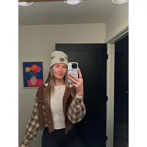 Patchwork Cropped Jacket