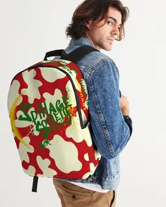 Spillage Society (Cream Bean) Large Backpack