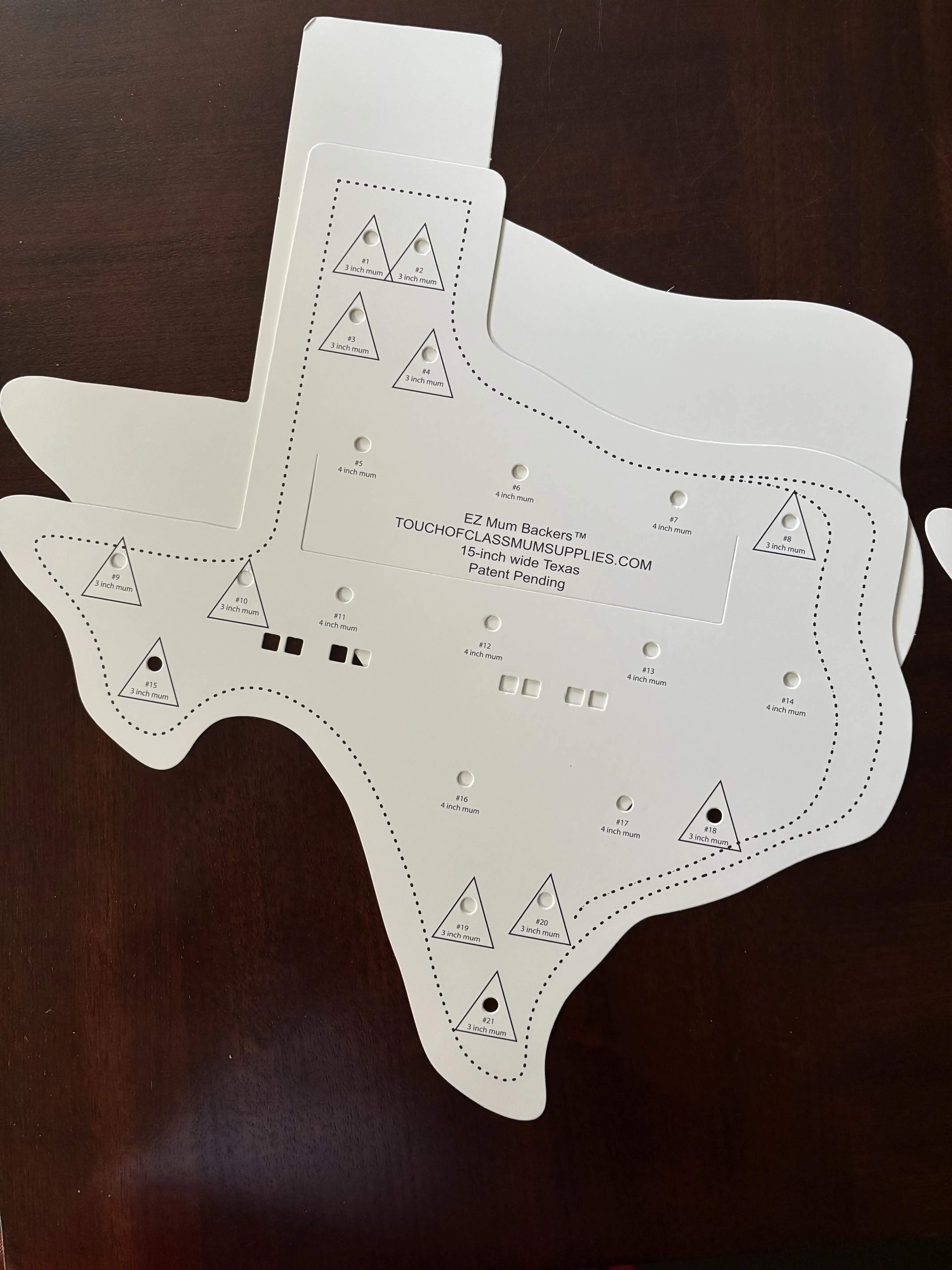 Individual 15 inch Texas