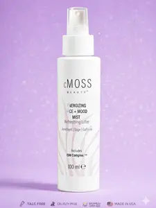 Anti-Aging Glass Skin Face Mist With Botox Effect– Instant Lift, Glow & Tighten | Sea Moss + Hyaluronic Acid Caffeine & Amethyst – Mood Boost, Oil-Free All Skin Types | cMOSS BEAUTY