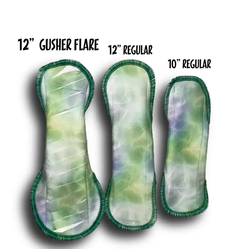 Female Daily Reusable Starter Set, Breathable Cotton Fabric - Water Color