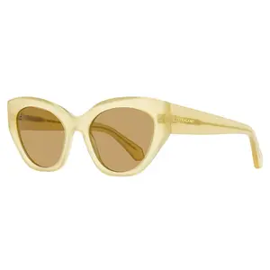 Ferragamo Lettermark Cat Eye Sunglasses SF1107S 708 Opaline Honey 55mm