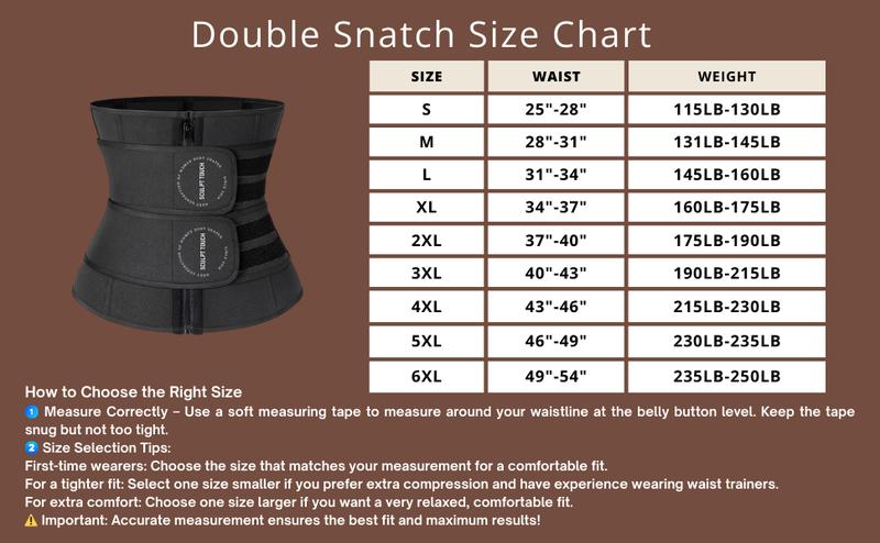 Sculpt Touch Hourglass Girdle Double Layer Shapewear Abdominal Belt for Women | Compression Activewear for Curvy Body, Sports & Fitness, Breathable Latex, Everyday Wear