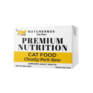 Premium Nutrition Cat Food Chunky Pork Stew